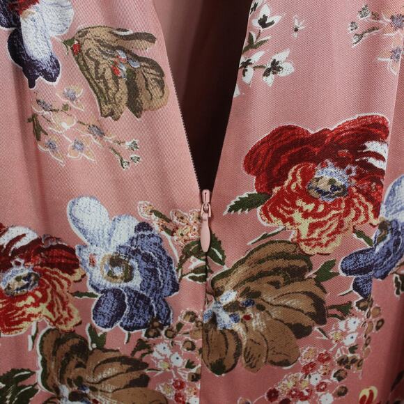 Cinq a Sept Dress Womens 14 Martine Floral Ruffled Maxi Boho Coquette Romantic - Picture 10 of 16